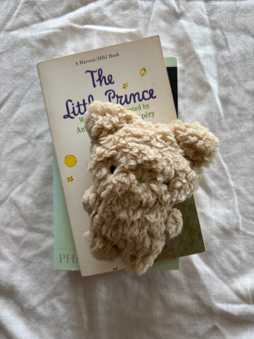 DIY plushie bear bag charm kit with all included supplies