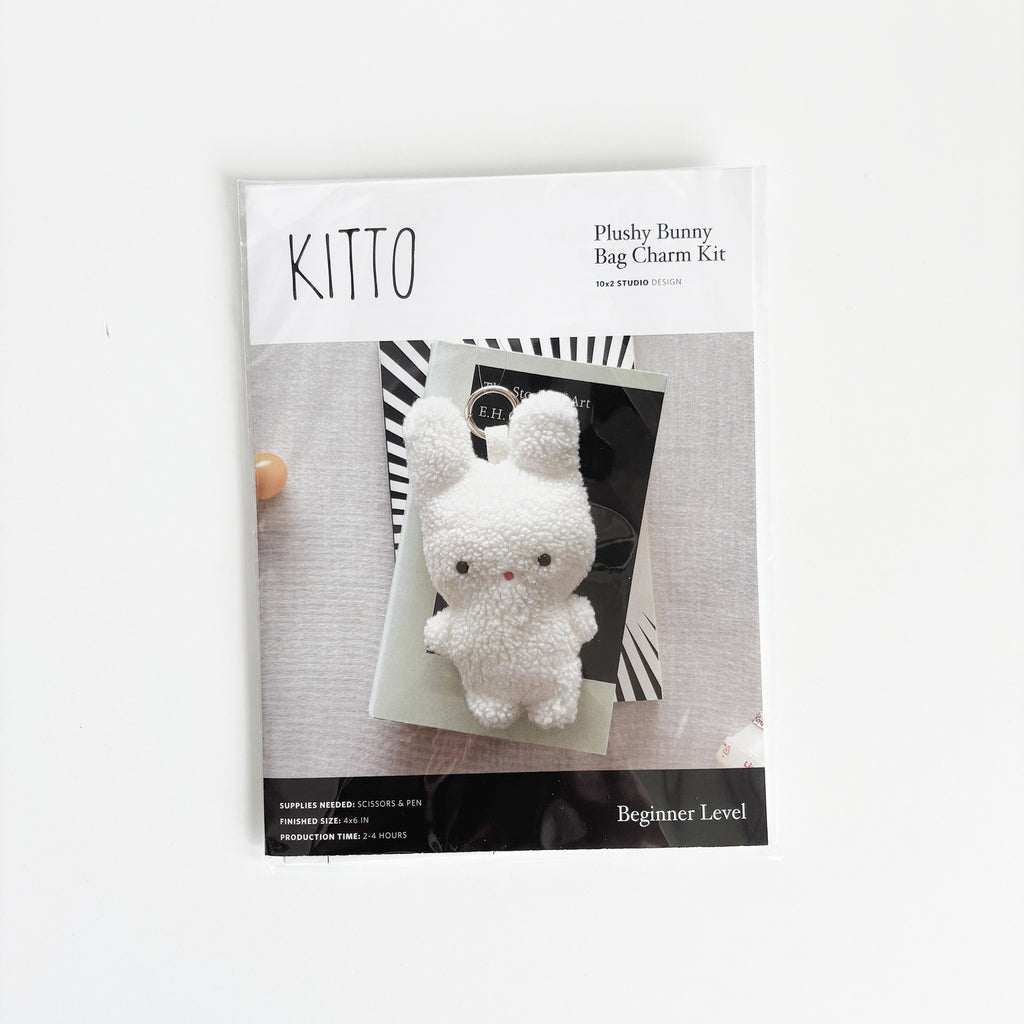 Bunny Bag Charm Craft Kit — Beginner Sewing Project