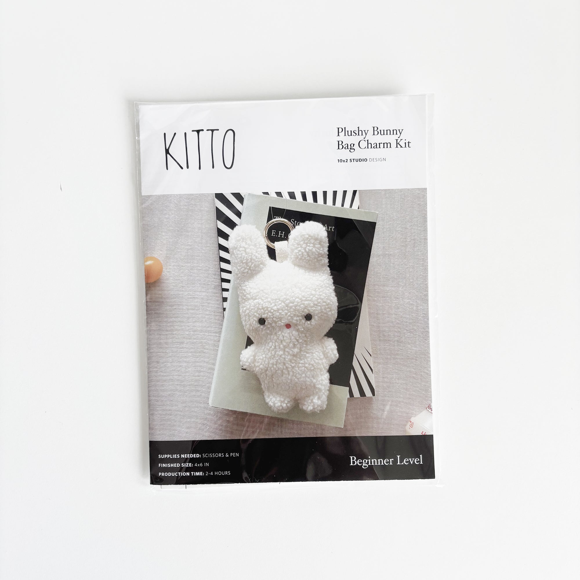 Bunny Bag Charm Craft Kit — Beginner Sewing Project