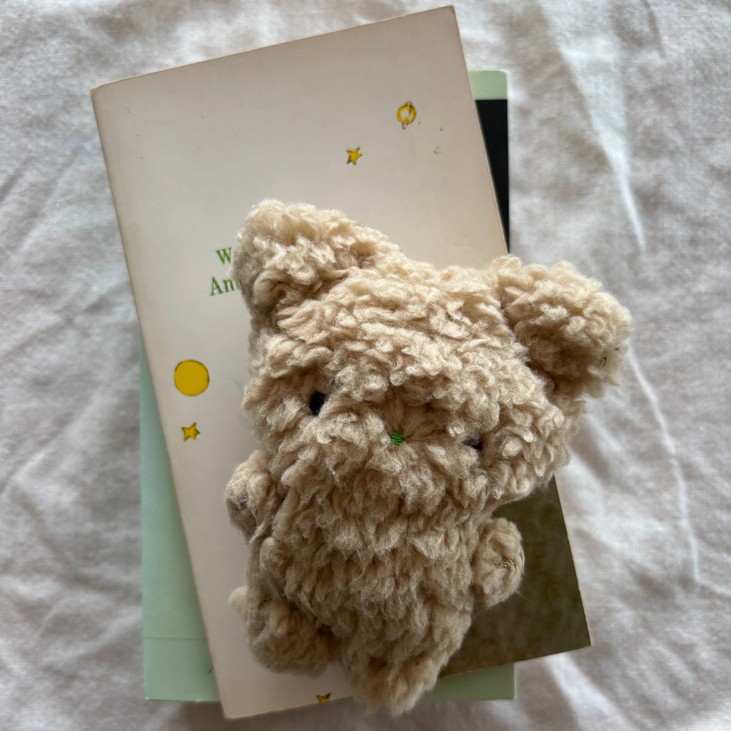 Bear Bag Charm Sewing Craft Kit for Adults — Beginner Hand Sewing