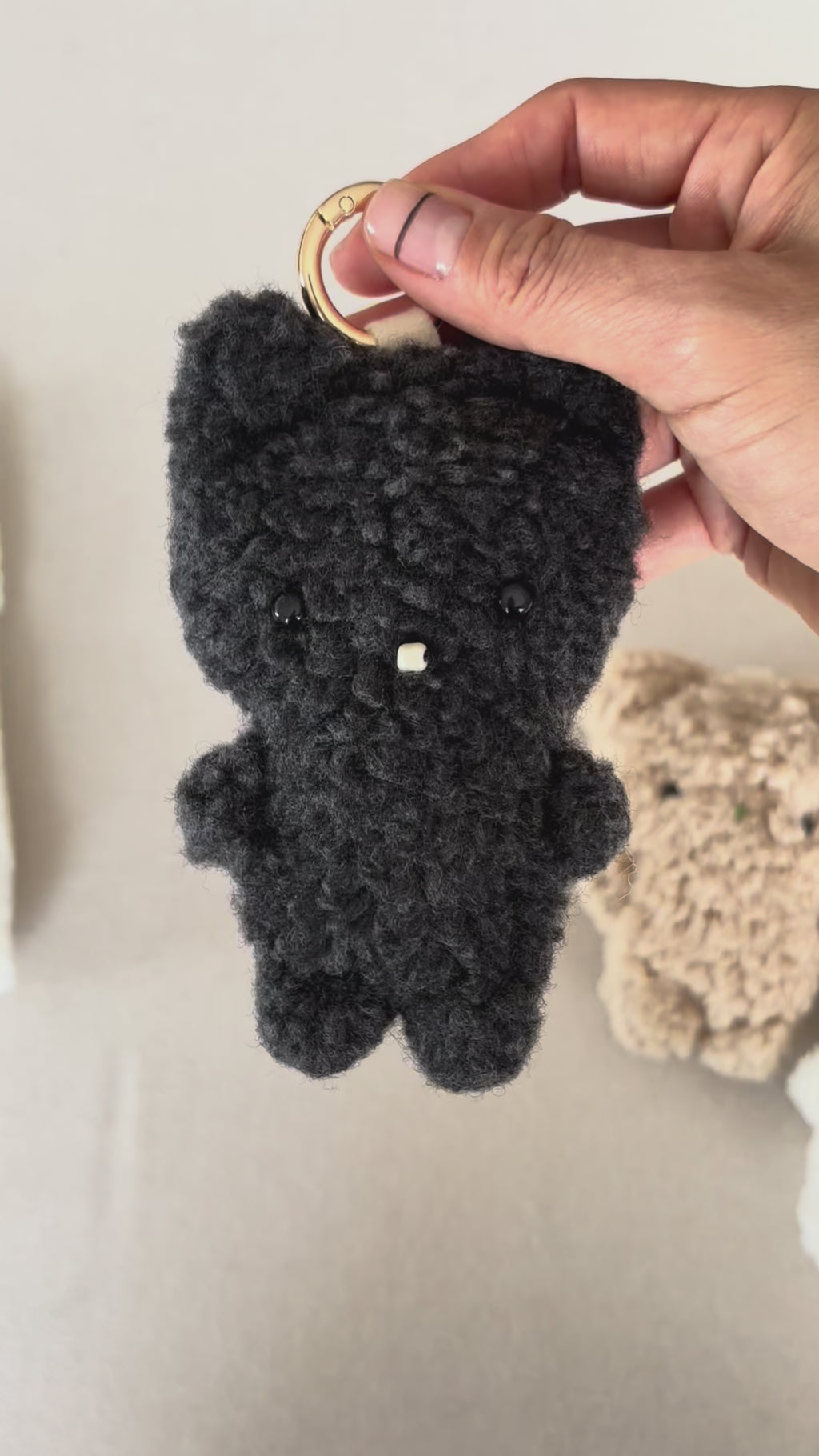 Animal Bag Charm Sewing Craft Kit Set for Adults — Bunny, Cat & Bear