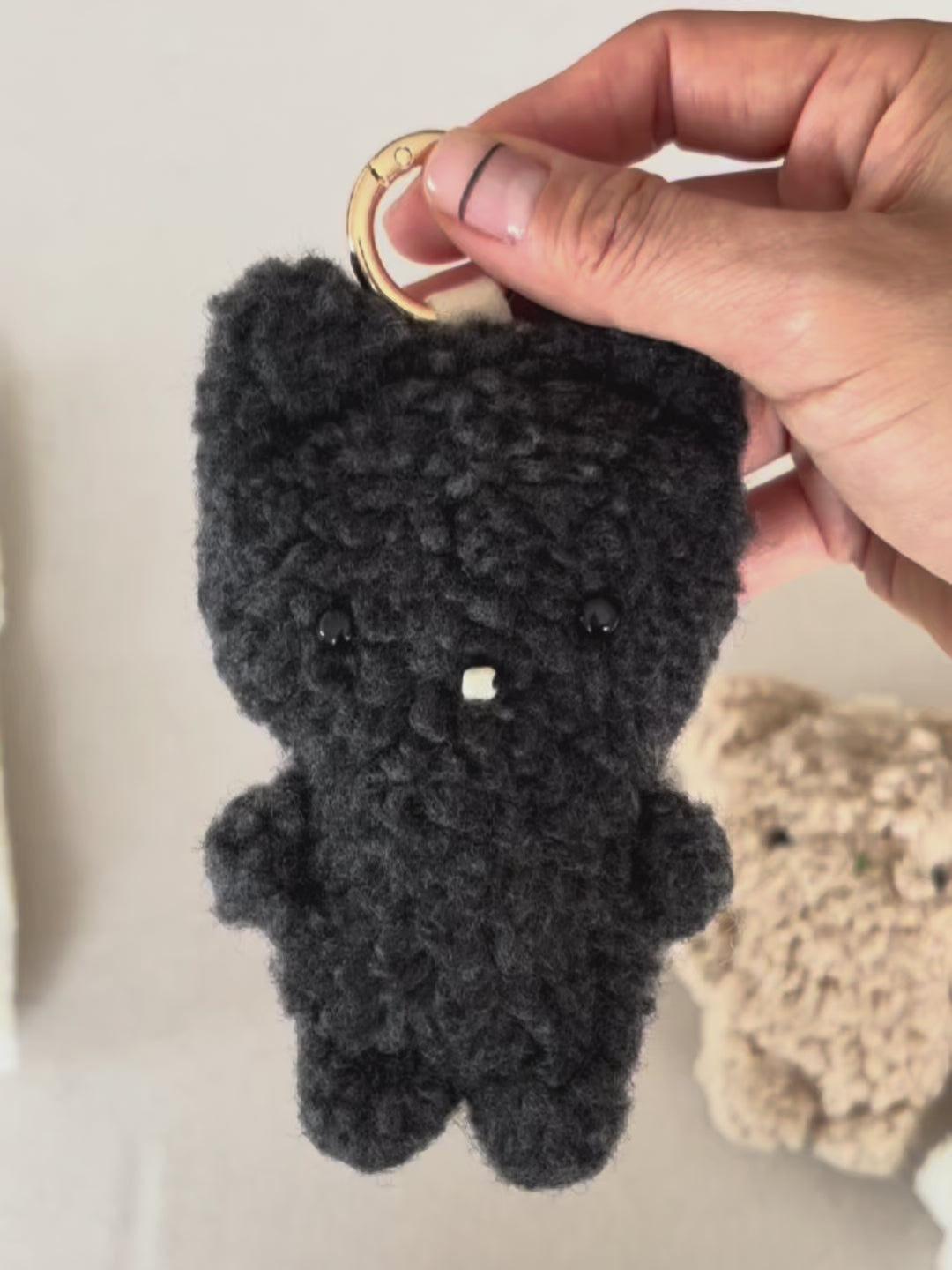 DIY Plushie Cat Bag Charm Kit - Easy Adult Crafting Project